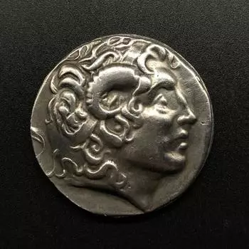 Копия древнегреческой серебряной монеты Коллекция серебряных монет Богини мудрости