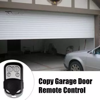 Копировать пульт дистанционного управления гаражными воротами передатчик брелок 4 кнопки 433 МГц плавающий код клонирование копировать все обучающие коды беспроводной пульт дистанционного управления гаражными воротами чёрный