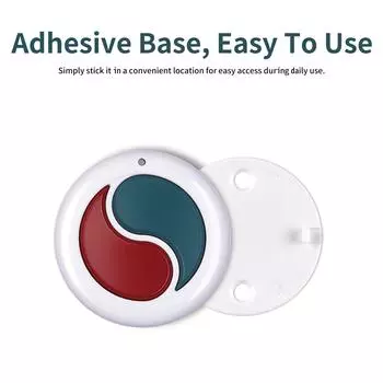 Копирующий пульт дистанционного управления, двухклавишный двухцветный круглый пульт клонирования для автомобилей, мотоциклов, дома разноцветный