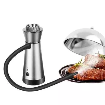 Коптильня с добавлением ароматизатора Портативная молекулярная кухня Коптильный пистолет для мяса Барбекю Коктейли Кухонные принадлежности для приготовления пищи