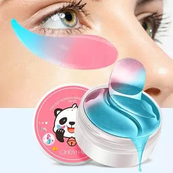 Коралловая увлажняющая маска для глаз, питает и увлажняет кожу вокруг глаз, разглаживает и смягчает кожу вокруг глаз, 30 пар/флакон