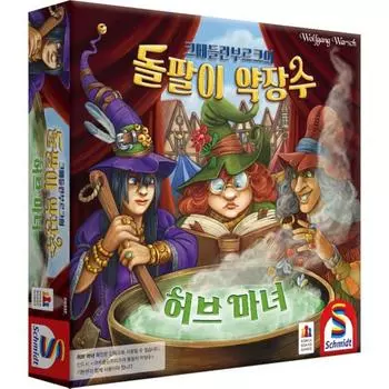 Корейские настольные игры Quedlinburg s Quack Medicine Seller Expansion Hub Witch, популярная корейская игра