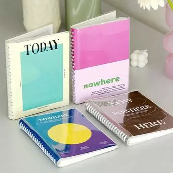 KOREA IDG STORAGE ДНЕВНИК НА 6 МЕСЯЦЕВ Недатированный Ежемесячный Еженедельный Планировщик + 4 Наклейки Тетрадь Бесплатный Блокнот Органайзер Today