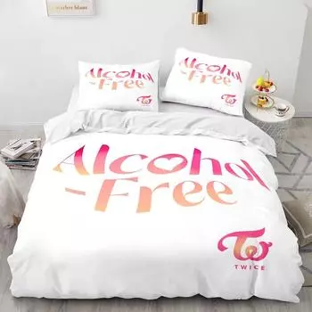Korean actress Bedding Set Single Twin Full Queen King Size beautiful Bed Set Aldult Kid Bedroom Duvetcover Sets 3D Print 035 70x133cm 2pcs