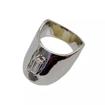 Korean Crystal Rings for Women Fashionable Inlaid Finger Rings Unique Engagement Wedding Knuckle Rings Jewelry Gift 2