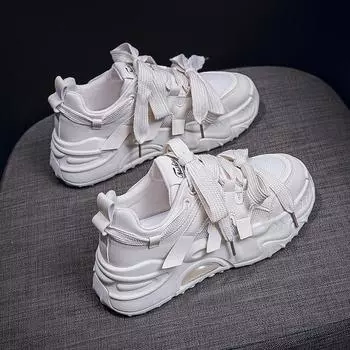 Korean Fashion Women s Sneakers Chunky Casual Running Shoes Outdoor Breathable Non Slip Training Shoes Trend Women Shoes Zapatos 35