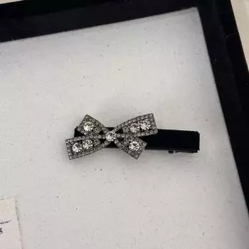 Korean hair accessories for women girl pins and clips rhinestone bow fascinators elegant Headdress barrette vintage popular Mini