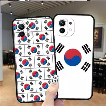 Чехол для телефона с корейским национальным флагом для Xiaomi 9T 9SE 9 12 11T 10 11 11i Lite Ultra Note10 Poco M3 F3 F4 M4 X4 GT Pro Задняя крышка Xiaomi 9