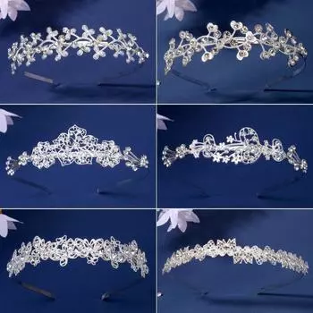 Korean new hair accessories metal headband for women s daily versatile diamond-encrusted hair hole cute rose flower love butterfly headband