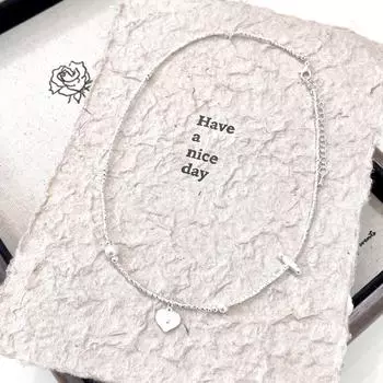 Korean Silver Bamboo Love Necklace - Stylish, Niche, Versatile, and Exquisite Fashion Piece n0890