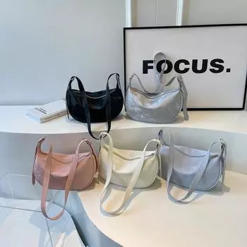 Korean Version of Large-capacity Dumpling Bag for Women s New Fashionable and Fashionable Casual Crossbody Bag Niche Design Shoulder Bag Trendy