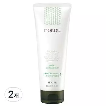 Koreana Senite Mung Bean Smart Cleansing Foam, 200ml, 2 pieces
