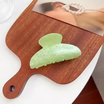 Корейская акриловая заколка для волос для женщин, мраморная текстура, заколки-крабы, модная женская заколка для волос, корейские аксессуары для волос, головной убор