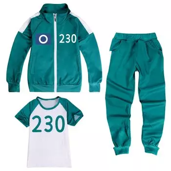 Корейская драма игра косплей одежда комплект из 3 предметов куртка брюки короткий рукав топы корейские фильмы корейские драматические товары толстовка повседневная одежда повседневная памятная