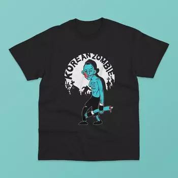 Корейская футболка унисекс с надписью «Zombie Broken Right Arm» S