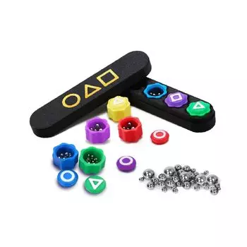 Корейская игра Gonggi, аутентичный вес, содержит Konggi, игра для детей и взрослых, игра по сбору камней со стальными бусинами, набор для пьедестала (Гонгги)