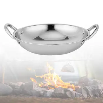 Корейская кастрюля с лапшой рамэн, сухие кастрюли, бытовые с двойными ручками, суп кимчи 30cm