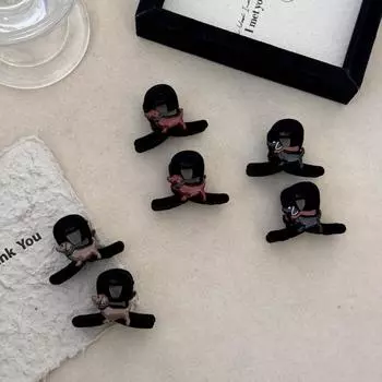 Корейская милая заколка для волос в виде сосиски для собак: Боковая заколка Sweet Girl для челки или полузаплетенных волос