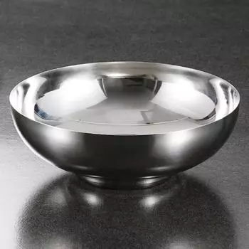 Корейская миска из нержавеющей стали для холодной лапши, миска для рамена, миска для супа, изолированная миска для риса, салатница 20cm