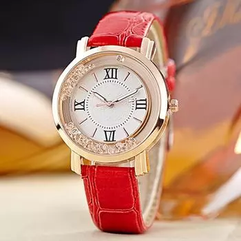 Корейская мода белые стразы простые повседневные женские часы кварцевые женские часы