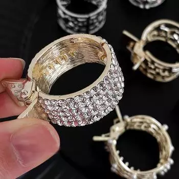 Корейская мода, коготь для волос со стразами, металлическая прическа, зажим для волос, зажим для хвоста, зажим для хвоста для женщин и девочек, головные уборы, аксессуары для волос