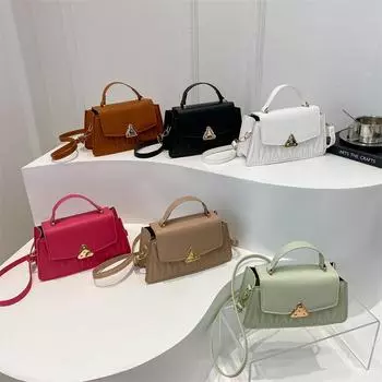 Корейская новая сумка женская сумка женская стильная персонализированная простая и красивая сумка через плечо маленькая квадратная сумка