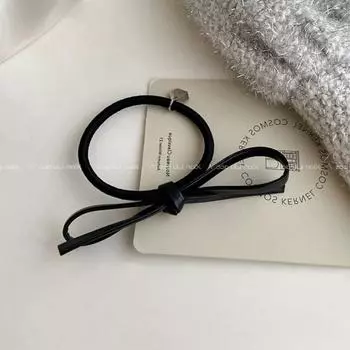 Корейская ПУ заколка для волос с бантом, бант, зажим-уточка, шпилька для волос, элегантная резинка для волос, головной убор, нескользящий аксессуар для укладки волос