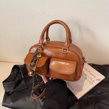 Корейская ретро-футляр для бейсбола высокого класса для женщин 2025 25x9x15 cm