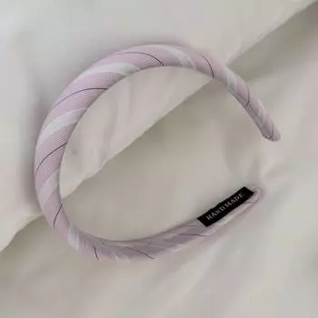 Корейская синяя полосатая простая премиальная клетчатая повязка на голову девчачья чувственная повязка на голову губка высокая макушка аксессуары для волос новый kpop