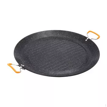 Корейская сковорода для барбекю, практичная круглая посуда для приготовления пищи, круглая сковорода для пикника