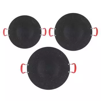 Корейская сковорода-гриль с антипригарным покрытием, круглая, портативная, плоская, для барбекю, для кемпинга, дома, для барбекю S