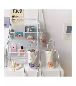 Корейская сумка для стакана воды, сумка, милый модный мультяшный портативный зонт, изоляция, большой объем, защитный чехол для хранения