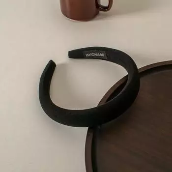 Корейская толстая губка для волос для женщин и девочек, элегантная повязка на голову, обруч для волос, модные аксессуары для волос Size fits all