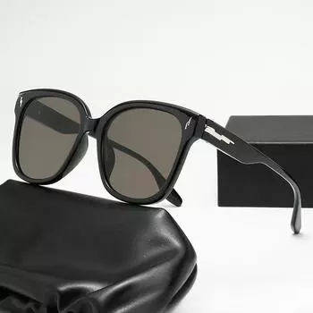 Корейская версия модных женских солнцезащитных очков в большой оправе Xiaohongshu, мужские солнцезащитные очки от солнца для интернет-знаменитостей