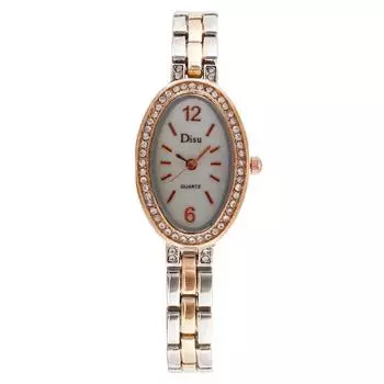 Корейская версия новых женских часов, женские часы, модные овальные бриллиантовые браслеты, женские часы, студенческие часы