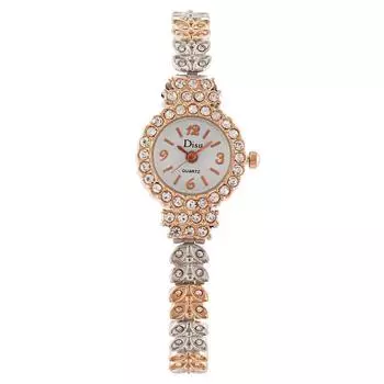 Корейская версия новых женских часов женские часы модные бриллиантовые листочки браслет девушки часы студент