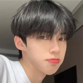Корейская версия парика мужской челки Qi короткие волосы красивый тренд натуральный пушистый студенческий повседневный стиль с кожей головы