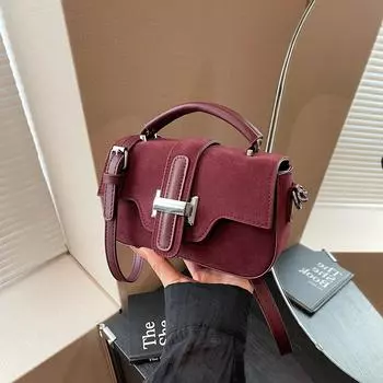 Корейская версия простой и универсальной небольшой боковой сумки, изящной сумки через плечо, ретро-сумки для поездок на работу