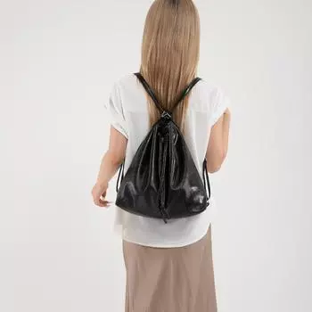 Корейская версия рюкзака 2024 года, новая большая сумка-тоут, модная повседневная сумка для поездок на работу, модная ретро-сумка через плечо чёрный