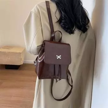 Корейская версия рюкзака для активного отдыха, модный женский рюкзак 2024, новая школьная сумка для студентов, рюкзак для отдыха и путешествий чёрный