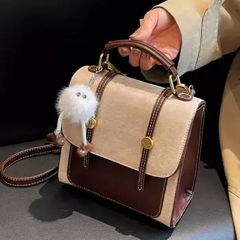 Корейская версия рюкзака в студенческом стиле для женской сумки. 2024. Новая минималистичная портативная сумка-тоут с большой вместительностью. Студенческий рюкзак для отдыха.