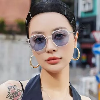 Корейская версия солнцезащитных очков TR90 для мужчин и женщин с одинаковыми очками. Трендовые женские поляризационные очки HD. Солнцезащитные очки для женщин.