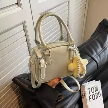 Корейская версия сумки женская весна-лето 2024 новая сумка модная сумка для боулинга универсальная сумка-мессенджер маленькая квадратная сумка