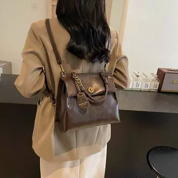 Корейская версия высококачественного одноплечевого портативного модного повседневного женского рюкзака 2024 года, новый вместительный простой рюкзак для поездок на работу