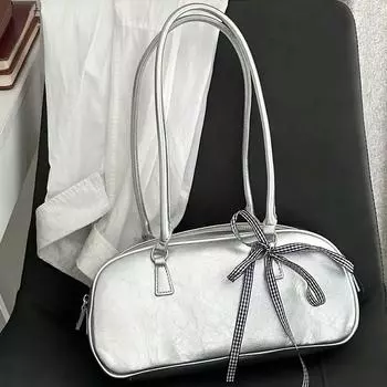 Корейская версия женской новой вместительной сумки-подушки, нишевый дизайн, модная и универсальная сумка на одно плечо подмышкой