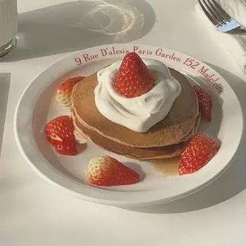 Корейская винтажная керамическая тарелка для еды, красного английского ужина, завтрака, торта, десерта, закусочной