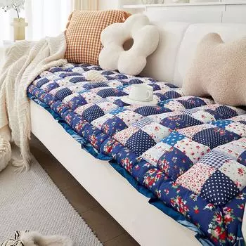 Корейская вышивка булочки, пароварка, четыре сезона, универсальная оконная подушка, подушка на выступе, утолщенные подушки для сидения в гостиной из цельного дерева 70*150