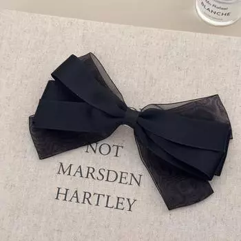 Корейская заколка для волос для девочки женщины шпилька банты Головной убор краб заколка винтаж популярный лента новинка Подарок сладости k-pop