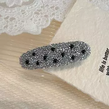 Корейская заколка для волос с овальной челкой в горошек из сахара, шпилька-невидимка, аксессуар для волос для женщин, высокое качество