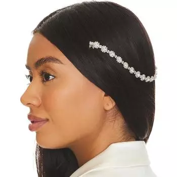 Корейская заколка с перевернутым гребнем, стразы, невеста, цветочные украшения, свадебные аксессуары для волос золотистый